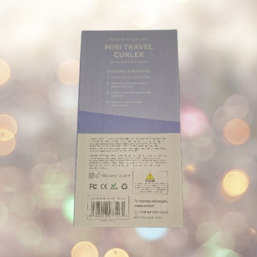 Bliss Mini Travel Curler with Ceramic Barrel - Picture 3 of 3